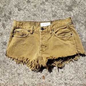 We The Free Raw Hem Jean Shorts